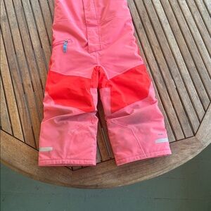 Patagonia Pink Snow pile bibs Pants Sz 3T